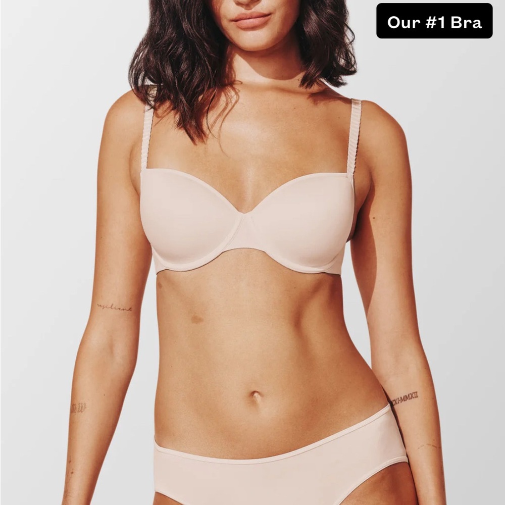 ThirdLove 24/7 Classic T-Shirt Bra 32D1/2 Violet Ice